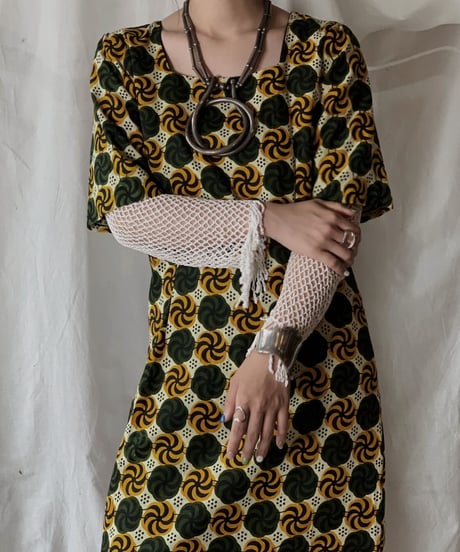 【USED】 African Batik One-piece②/210428-004