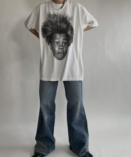 【USED】 90s The Little Rascals Stymie Short Sleeved T-shirt / 220625-022