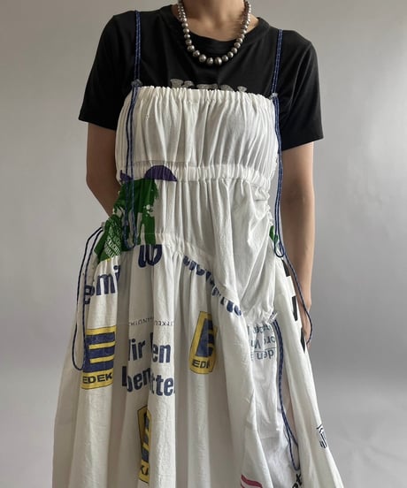 【RE;CIRCLE】RE Eco-Friendly Bag Code Camisole Long One-piece / 240905-012