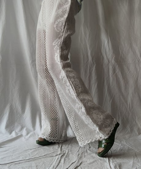 【RE;CIRCLE】 RE Crochet Pants① / 210630-010