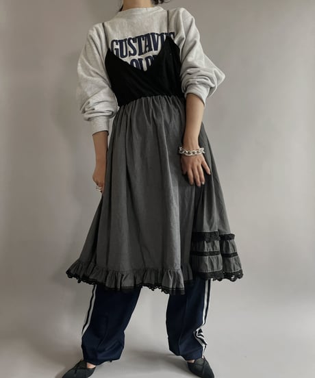 【RE;CIRCLE】 RE Camisole One-piece Gray / 220901-015