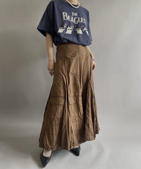 【USED 】Cordelia Design Multi Pocket Long Skirt/ 240429-015
