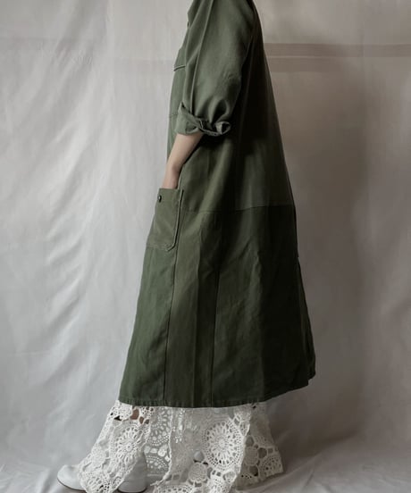 【RE;CIRCLE】  RE Fatigue One-piece Shirt②/20210819-045