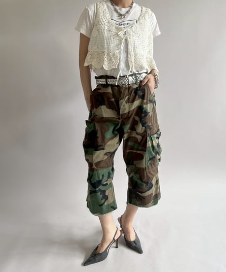 【RE;CIRCLE】RE Crochet Short Vest / 250515-007