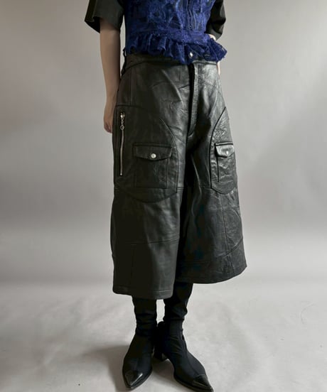 【RE;CIRCLE】 RE Leather Shorts / 260507-003