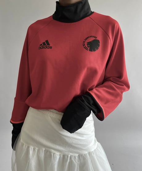 【USED】 adidas F.C.KOBENHAVN L/S Soccer Shirt /240921-007