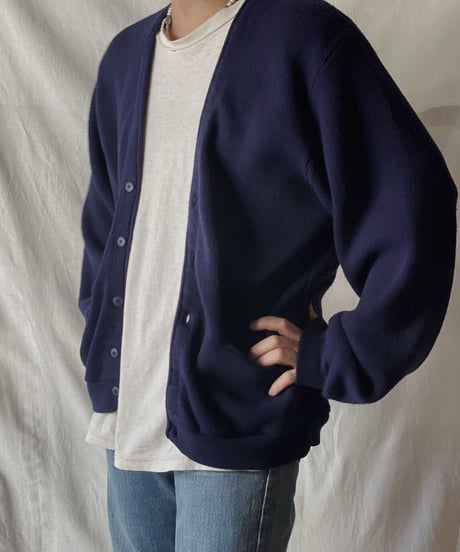 【USED】  Acrylic Knit Cardigan④/210304-006