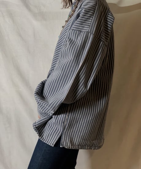 【USED】 Pull Over Fisherman Shirt /210303-017