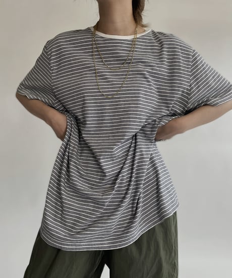 【USED】  Striped T-shirt / 220730-007