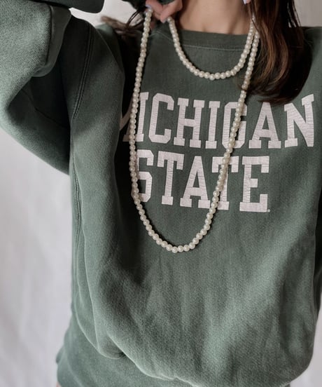 【USED】   Champion Reverse Weave Sweat MICHIGAN STATE/211007-015