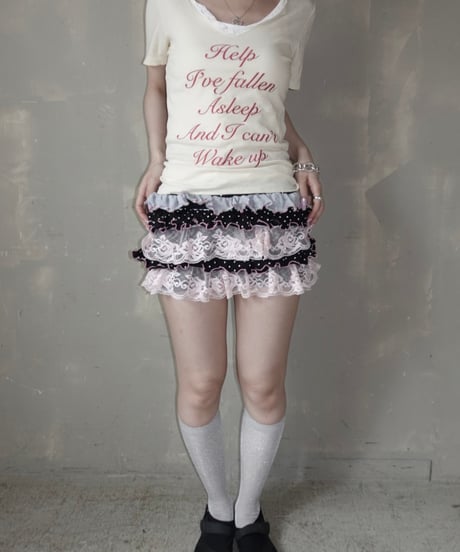 【RE;CIRCLE】 Re Embroidered T-Shirt /  250724-028