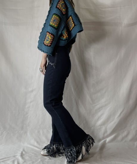 【RE;CIRCLE】 RE Granny Knit Top②/211014-002