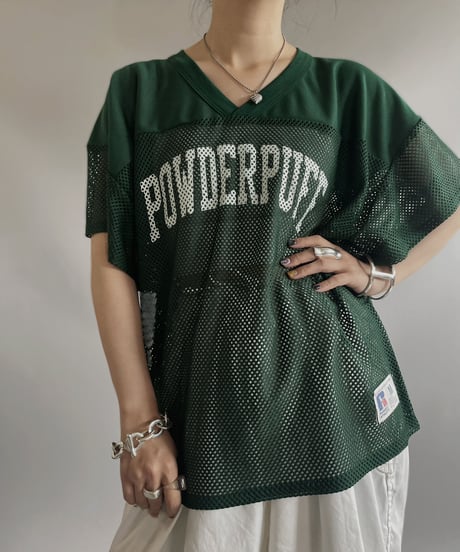 【USED】 RUSSELL ATHLETIC Mash Game Shirt  / 230722-022