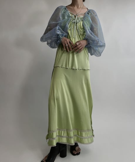 【RE;CIRCLE】 RE Sheer Striped Bolero / 220721-002