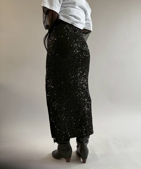 【USED】 Design Spangle Skirt /250510-090