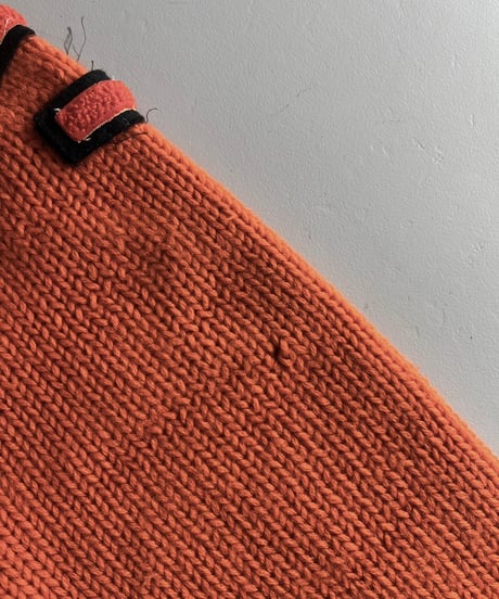【USED】 Vintage Wool Lettered Knit Top/241130-024