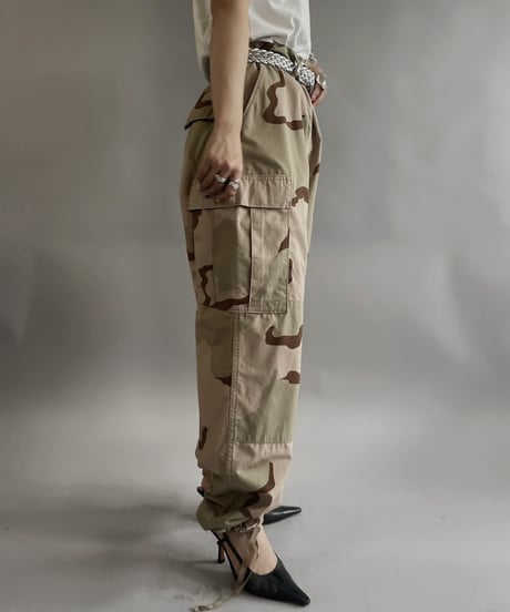【USED 】Desert Camo Military Pants/ 240505-012