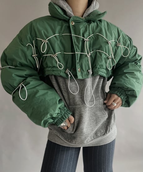 【RE;CIRCLE】 RE Draw Code Short Down Jacket / 230126-004
