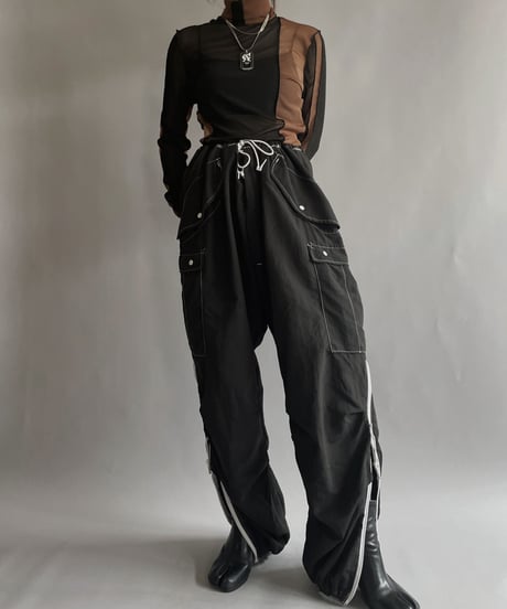 【USED】  Poly Long Sleeved Top / 220924-022