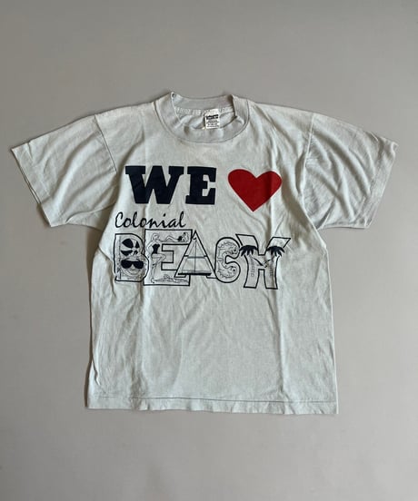 【USED】 Made in USA 80~90s Collegelate Pacific T-Shirt  /240608-004