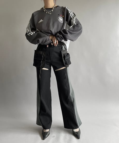 【RE;CIRCLE】 Re Suit Slit Pants/ 241003-020
