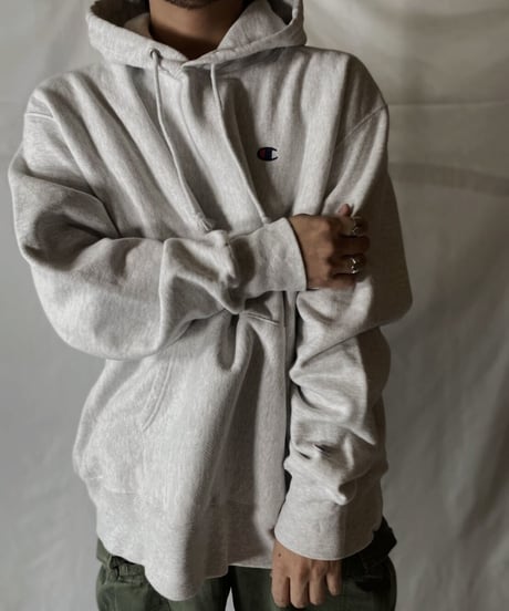 【USED】   Champion Reverse Weave Hoodie One Point /211007-047