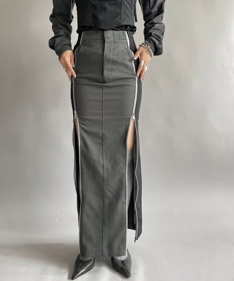 【RE;CIRCLE】 Re Front Zip Skirt/ 241003-006