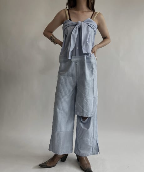 【RE;CIRCLE】 RE Shirt Jumpsuits / 220630-015
