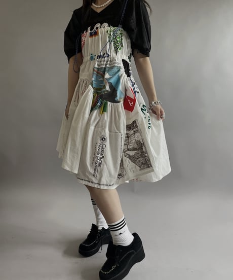 【RE;CIRCLE】RE Eco-Friendly Bag Code Camisole Middle One-piece / 240516-031