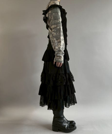 【USED】 Made In ITALY SAVE THE QUEEN Tiered Frill N/S One-Piece /251101-023