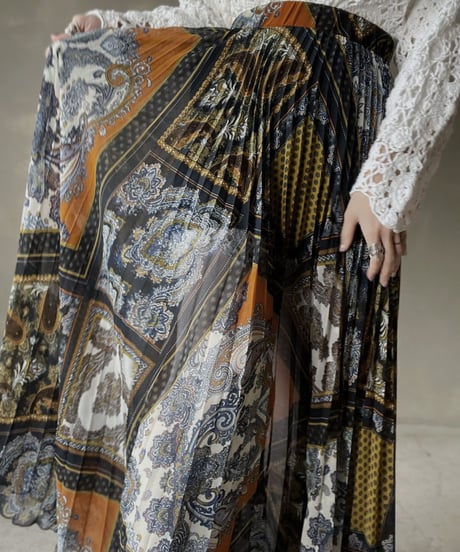 【USED】  See-through Poly Long Skirt/220220-023