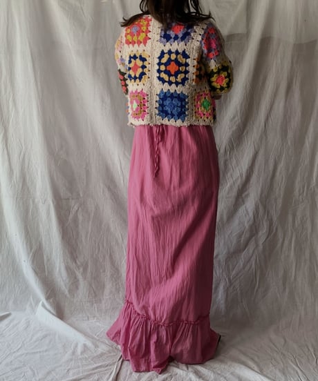 【RE;CIRCLE】 RE Granny Knit Top①/210421-005