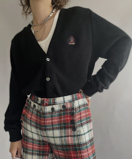 【USED】  IZOD Acrylic Knit Cardigan / 221008-005