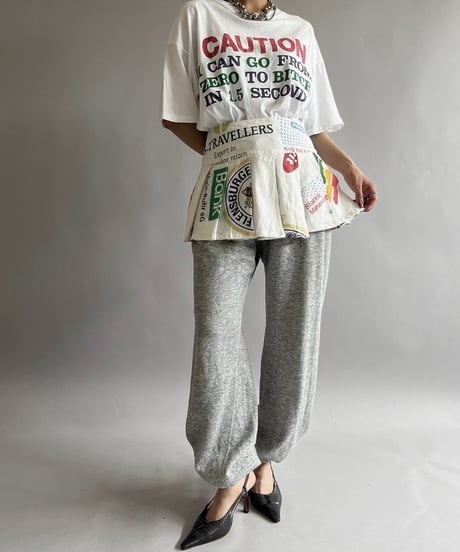 【RE;CIRCLE】RE Eco-Friendly Bag Pleats Mini Skirt/ 240905-008