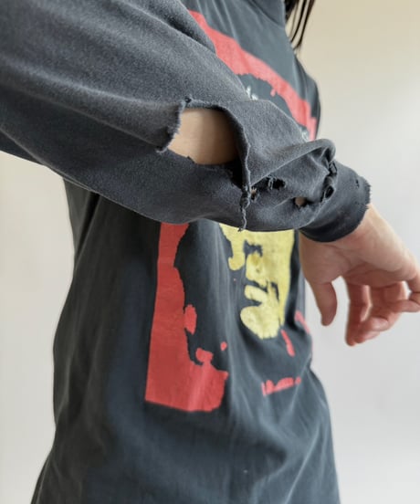 【USED】 90's  RAGE AGAINST THE MACHINE Docking Sleeve L/S T-Shirt /250621-048
