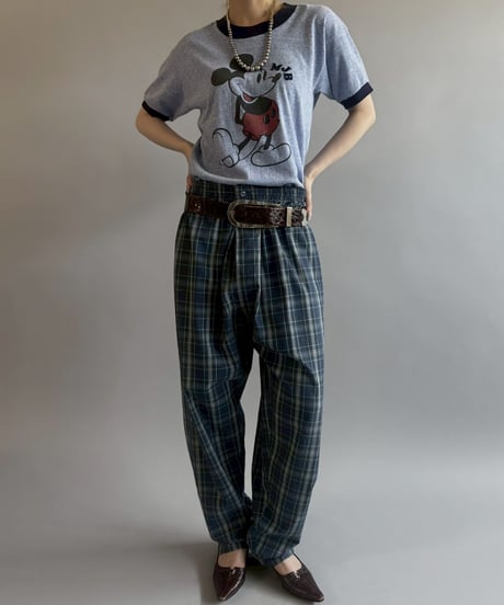 【USED】 Made in USA Mickey Mouse Ringer T-Shirt / 260523-010