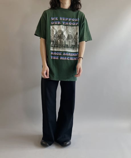 【USED】  Band T-shirt RAGE AGAINST THE MACHINE /230703-014