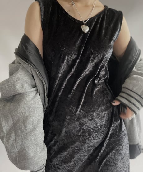 【USED】 N/S  Velor Lame One-Piece/ 231202-028