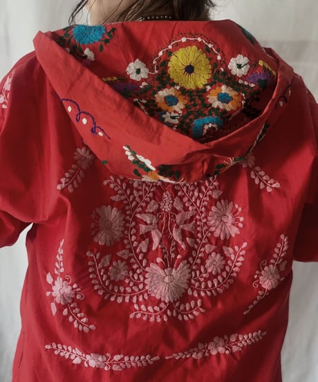 【RE;CIRCLE】RE Embroidery Ethnic Mexican Parker ⑥/210617-024