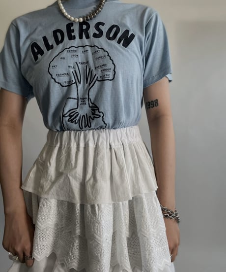 【USED】 Short Sleeved T-shirt "Alderson Clan" /220716-007