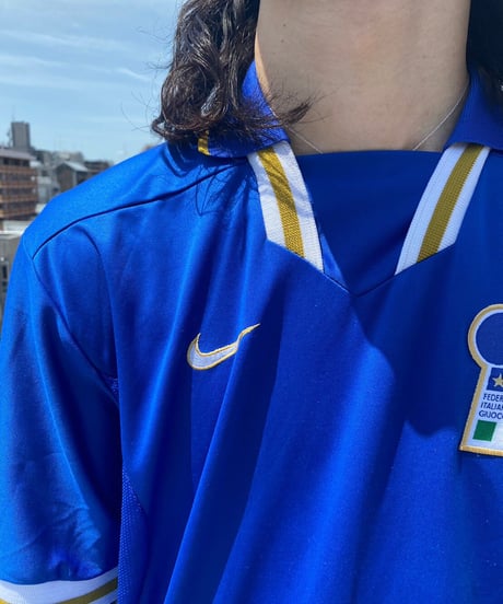 【USED】  Italy National team 1996's Home Game Shirts / 2300515-021