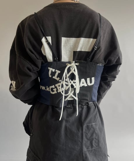 【RE;CIRCLE】 Re Corset Ecobag Black /  240905-030