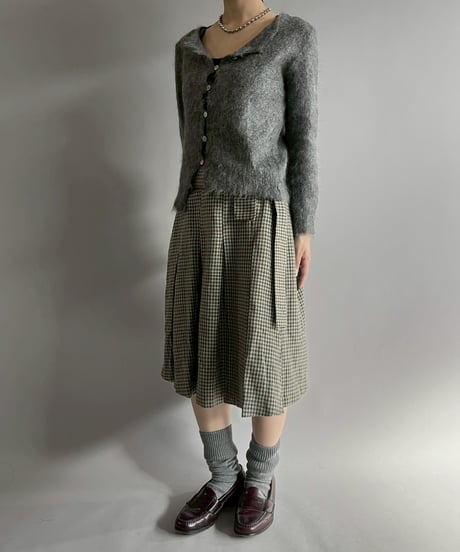 【USED】 Houndstooth Skirt / 251122-022