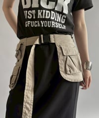 【RE;CIRCLE】  RE Fishing Vest Belt Bag / 260528-013