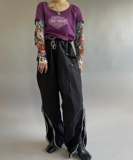 【USED】 Harley Davidson Design L/S T-Shirt/240518-020