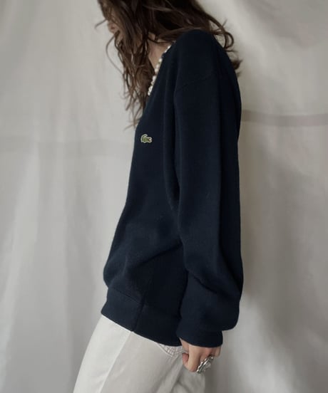 【USED】   LACOSTE Knit Top⑦/211126-013
