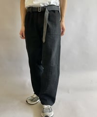 【RE;CIRCLE】 RE Denim PatchWork Pants Black / 230522-005