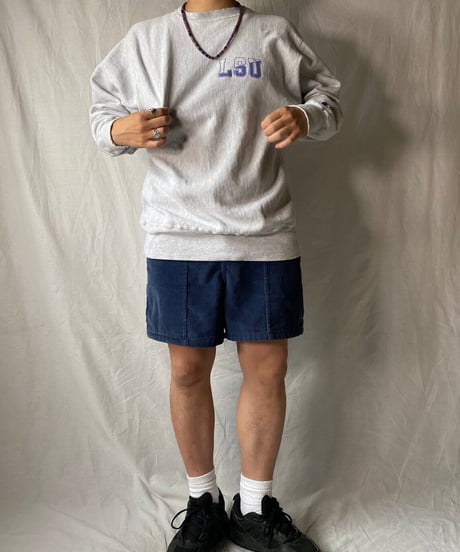 【USED】   90's Mexico Champion Reverse Weave Sweat LSU/210516-031