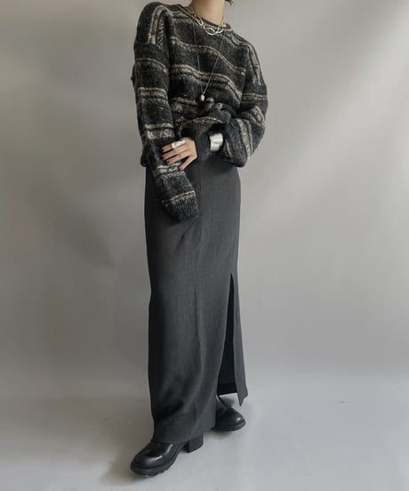 【USED】 DEBBIE SHUCHAT Long Skirt / 231028-006