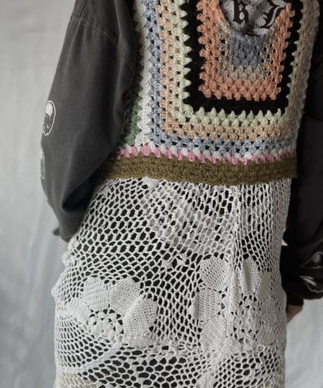 【RE;CIRCLE】 RE Granny × Crochet N/S Gown①/211014-011